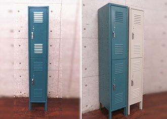 ルーバー スチールロッカー（2-TIER LOCKER LOUVER）